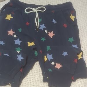 summersalt Navy Star-Print Joggers